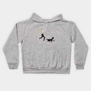 Dog walker Kids Hoodie